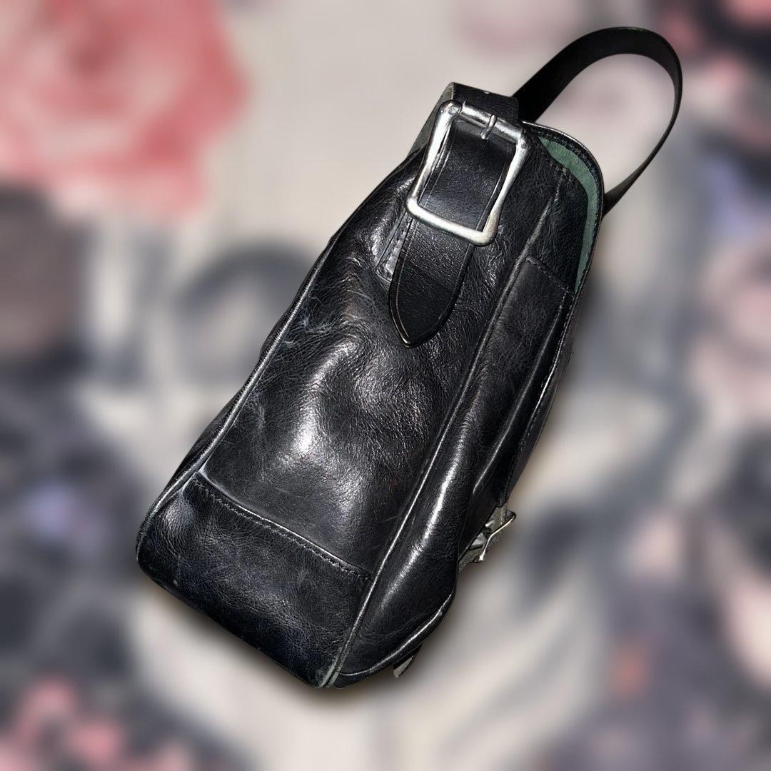 SOMES Saddle Shoulder Bag Leather Unisex Crossbody Used