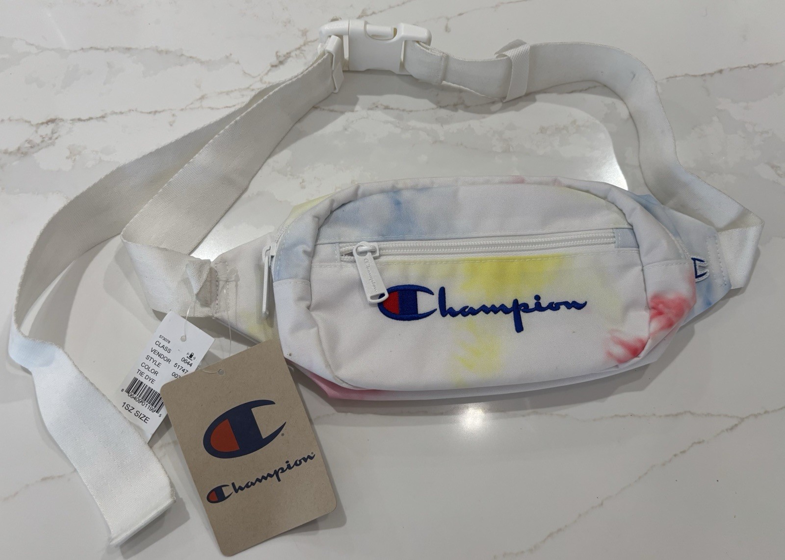 Champion Frequency Sling Pack FANNY PACK Tie Dye NWT $24 (Unisex) Adjustable Sz