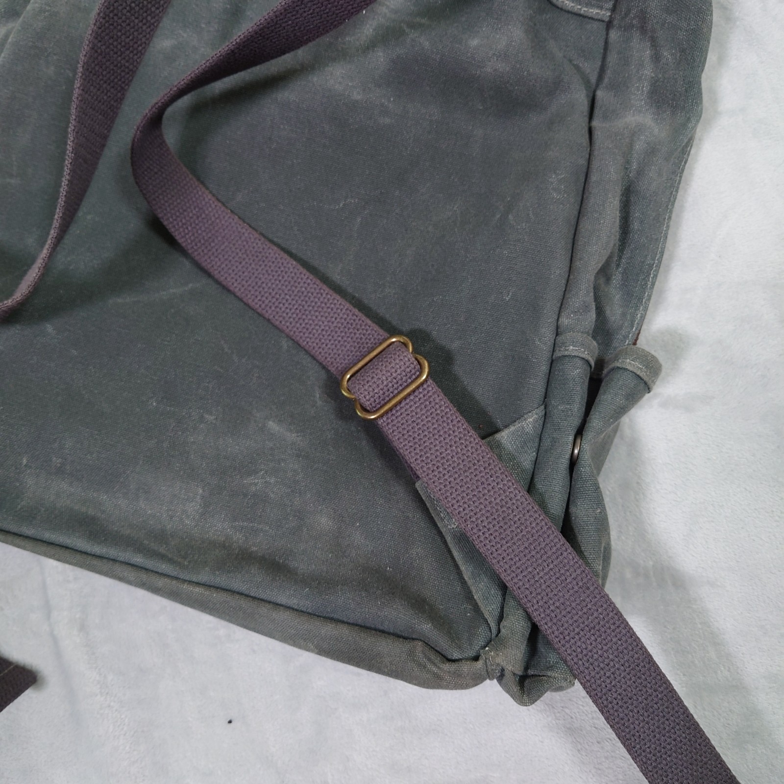 Bradley Mountain Highland Pack Waxed Canvas Snap Hiking Travel Backpack
