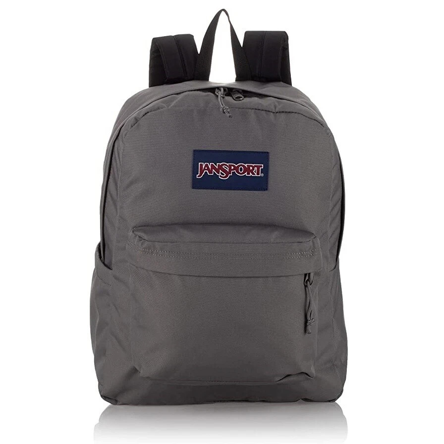 JanSport Superbreak Plus Backpack in Black for Work and Travel with Water Pocket