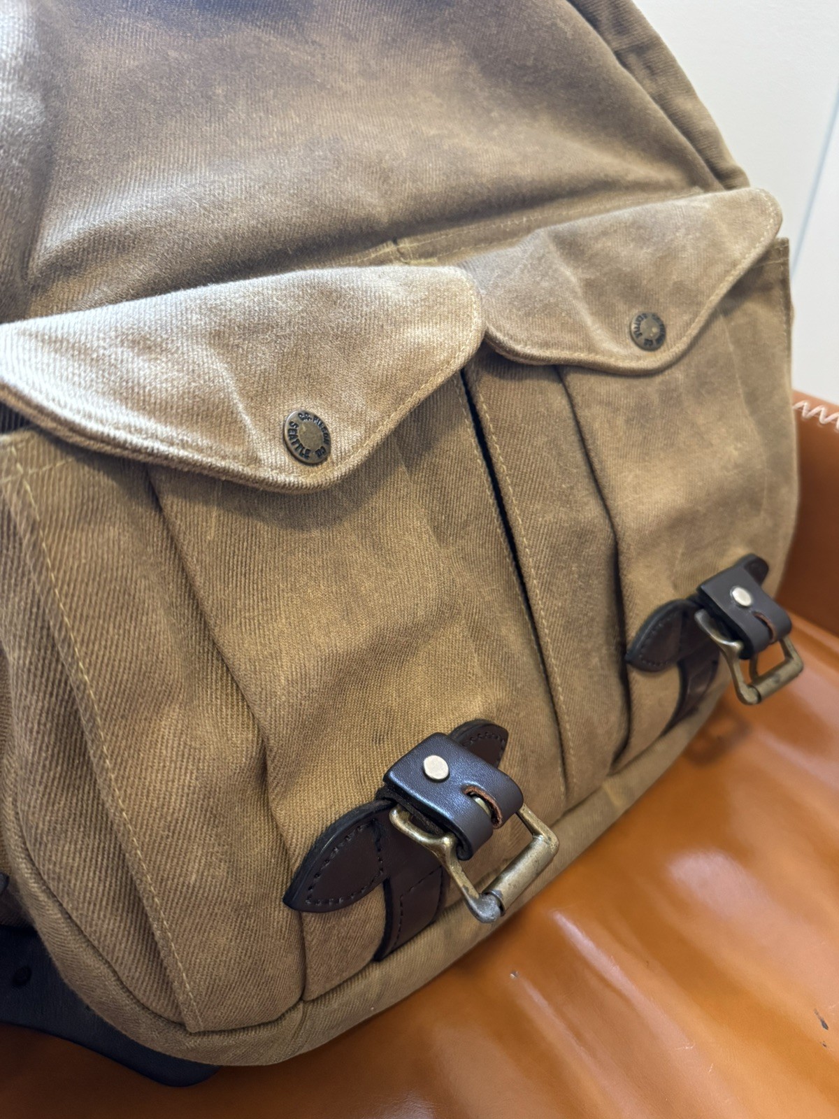 Filson Rucksack Twill Backpack – Tan