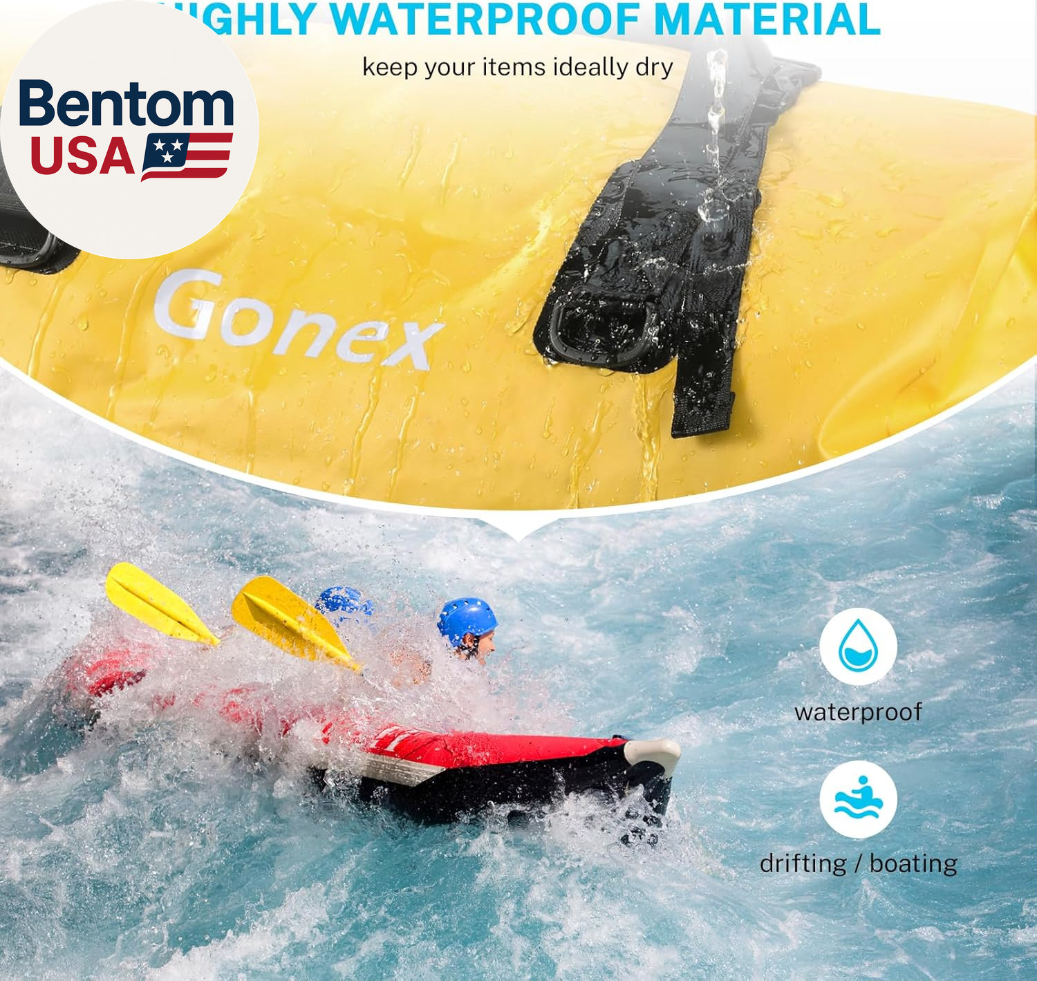 Extra Large Waterproof Duffle Travel Dry Duffel Bag Heavy Duty Bag with Durable
