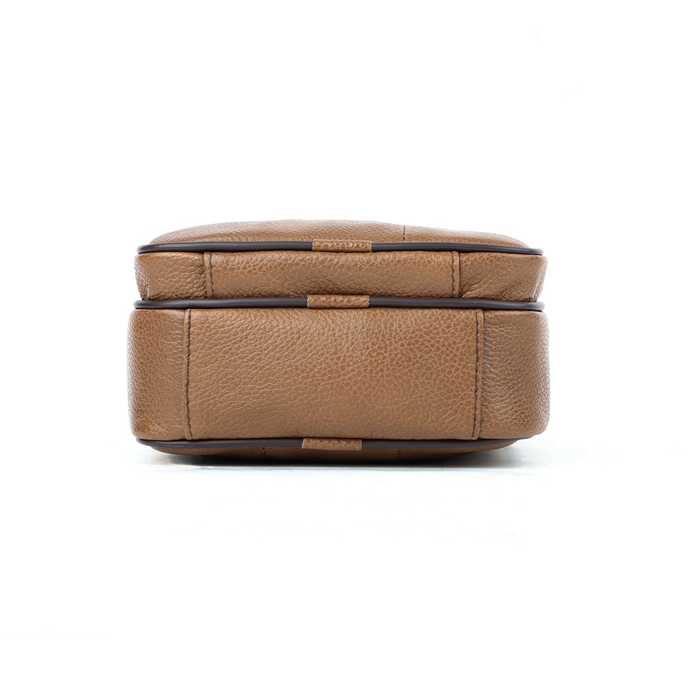 Men’s Vintage Genuine Leather Crossbody Sling Bag Retro Shoulder Messenger Bag