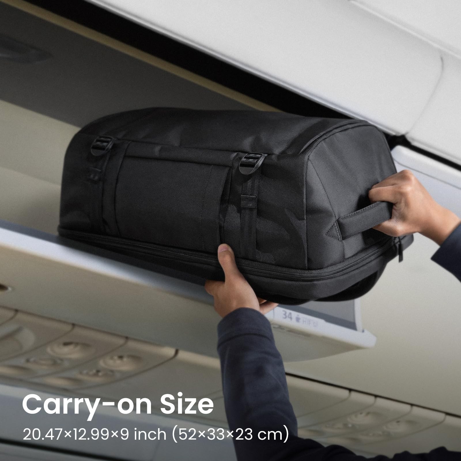 28/40L Travel Backpack – TSA Approved Carry-On Bag, Water-Resistant Luggage, PFA