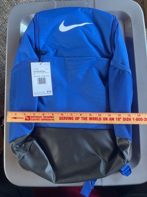 Nike Brasilia 9.5 Training Backpack 24L (Medium) DH7709-410 Blue New w/Tags