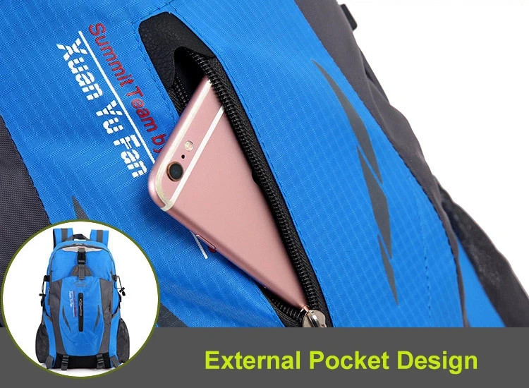 Travel Bag w/ Laptop Sleeve & Waist Shoulder Backpack For Men Women Camping Bag