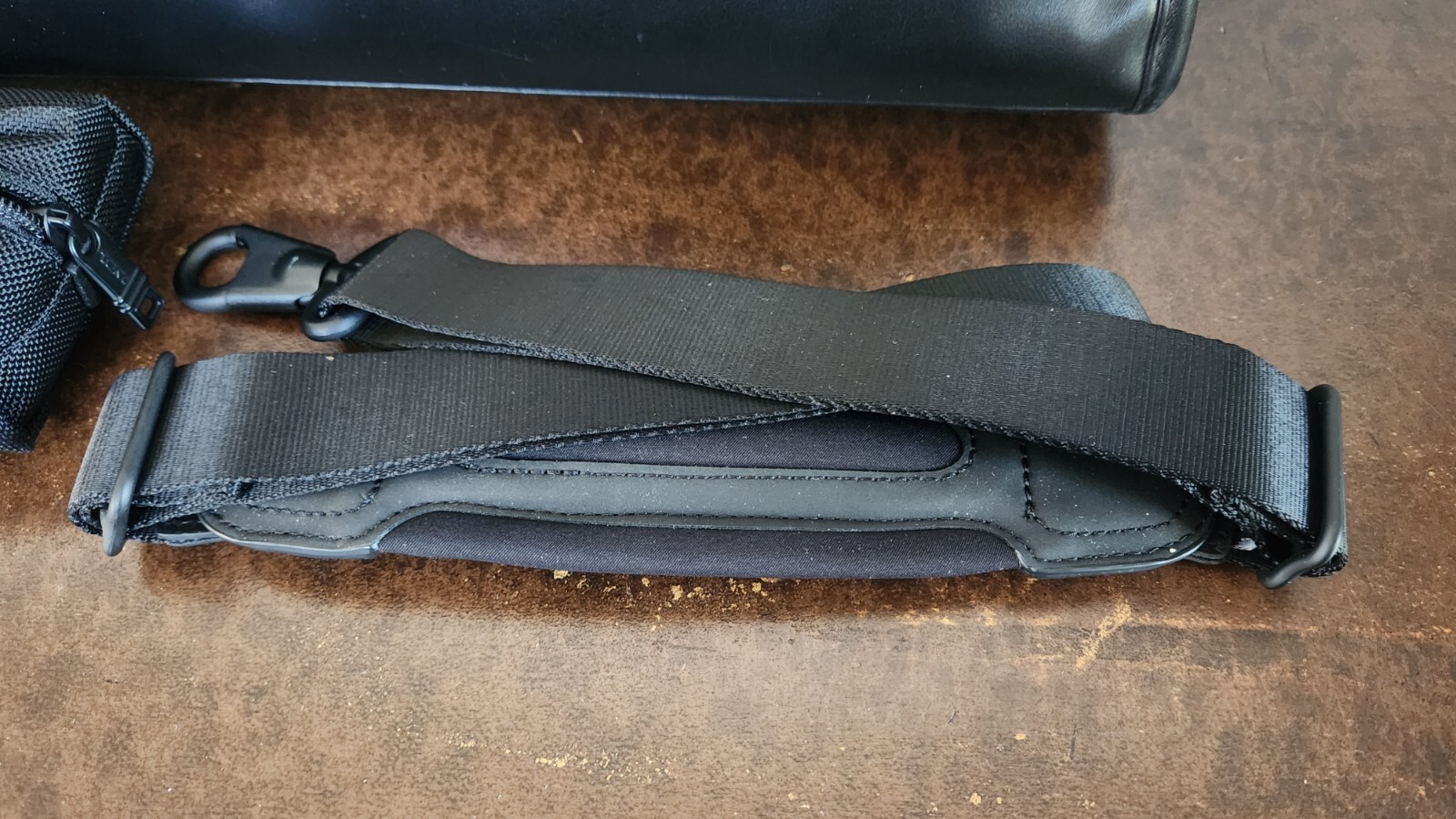 Tumi Alpha Black Leather Laptop Briefcase