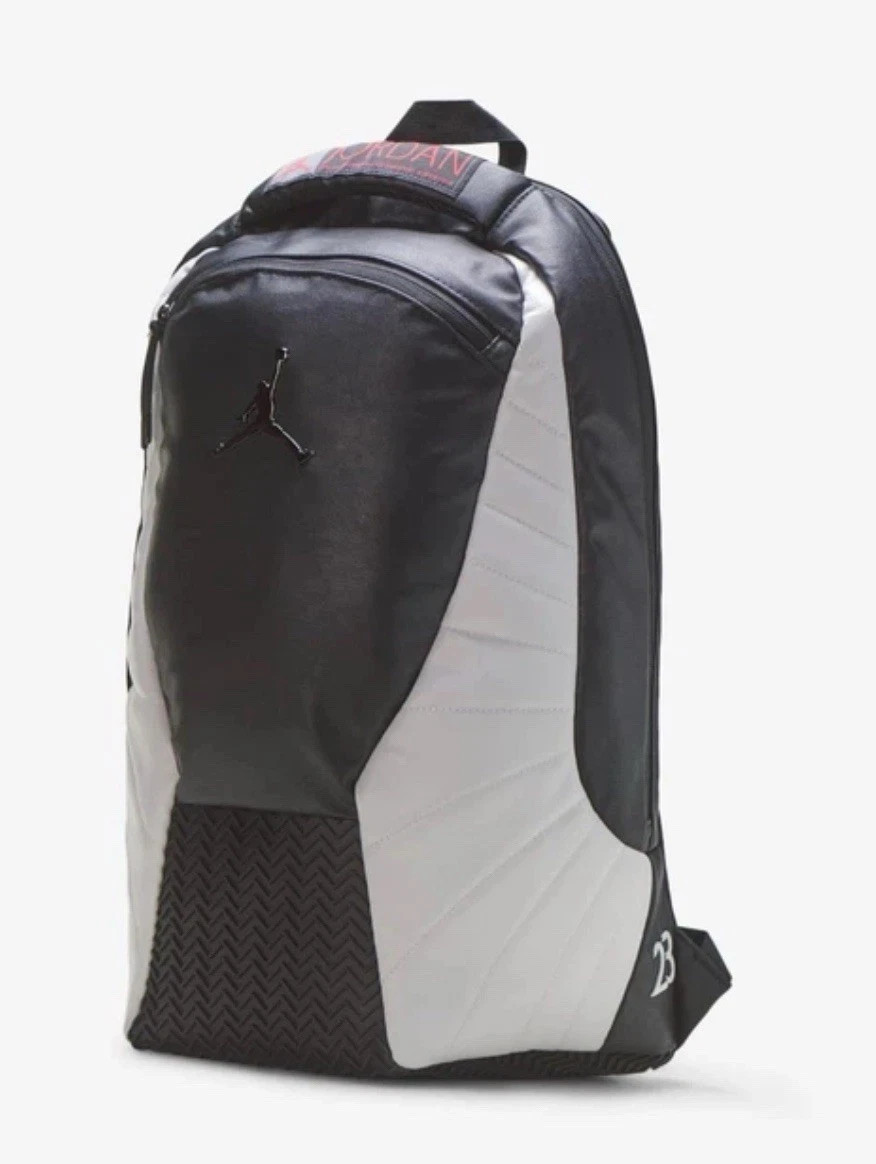 BNWT JORDAN RETRO 12 TAXI PLAYOFF BLACK WHITE BACKPACK 9A1773-F66 NEW WITH TAGS