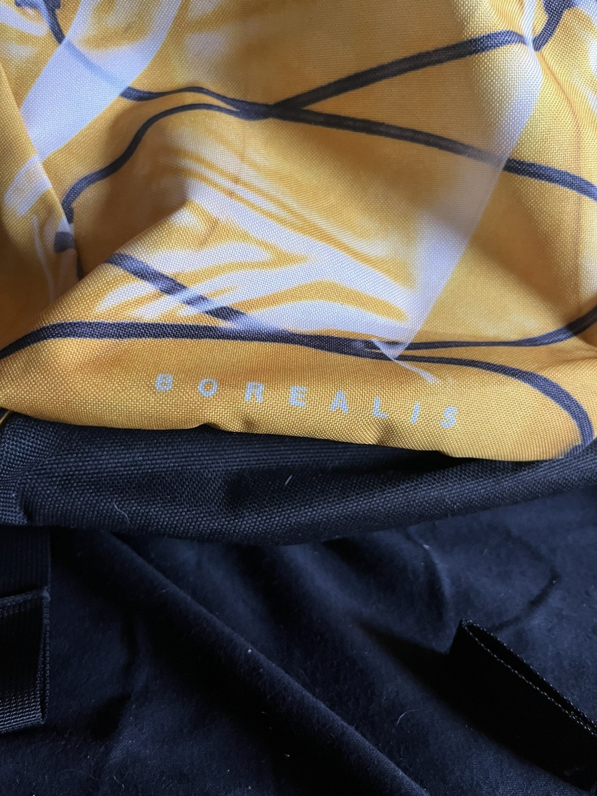Supreme The North Face Printed Borealis Trompe L’oeil Backpack Yellow SS23