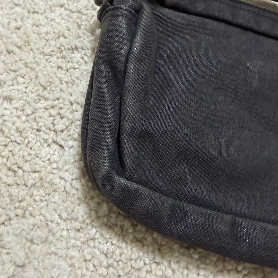 Authentic LEVI’s x PORTER Black Denim Mini Shoulder Bag, 14x23x4cm, Slight Wear