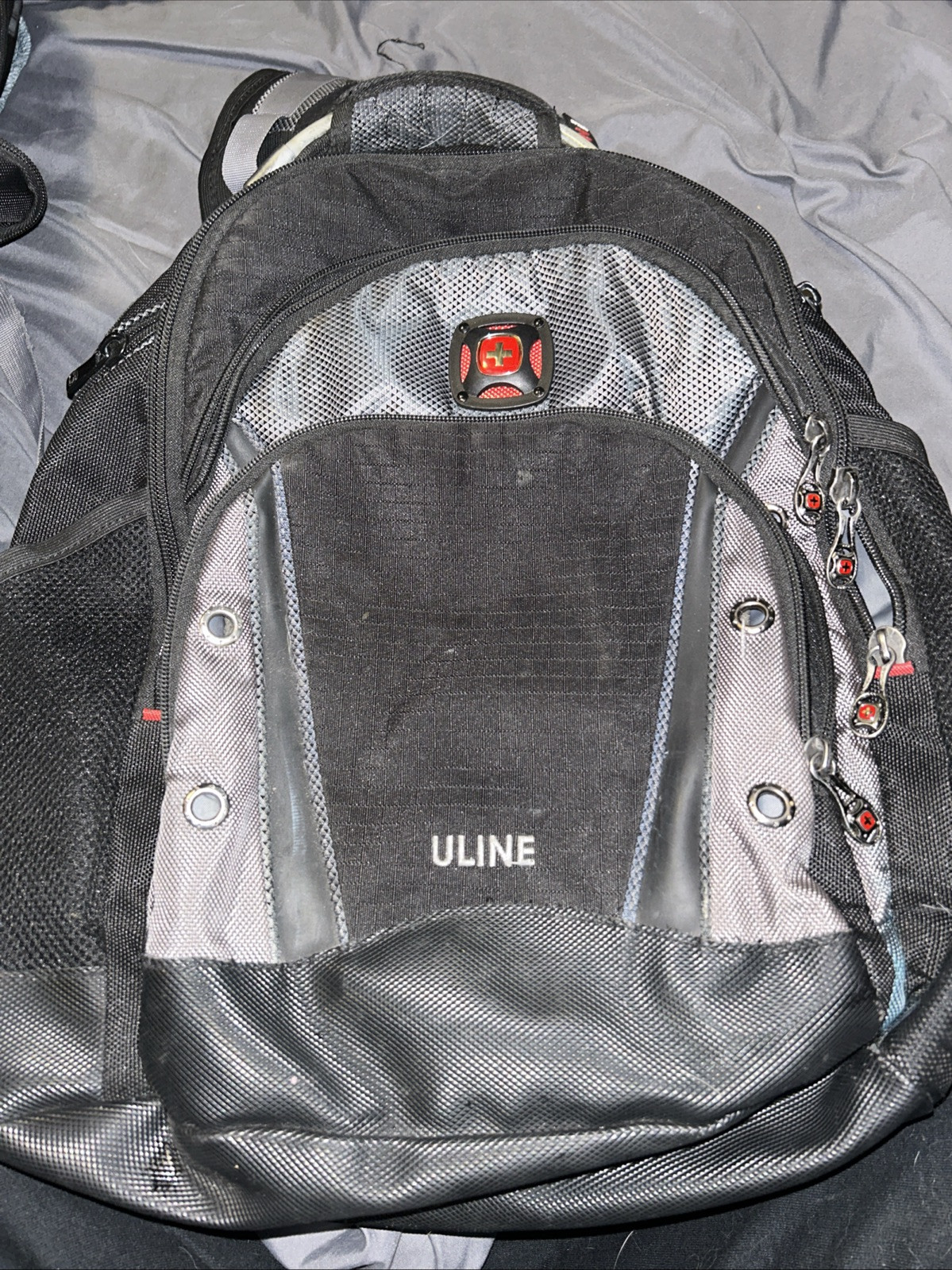 Swiss Gear Backpack Travel Hiking Black Airflow Multi Layers Laptop Camping