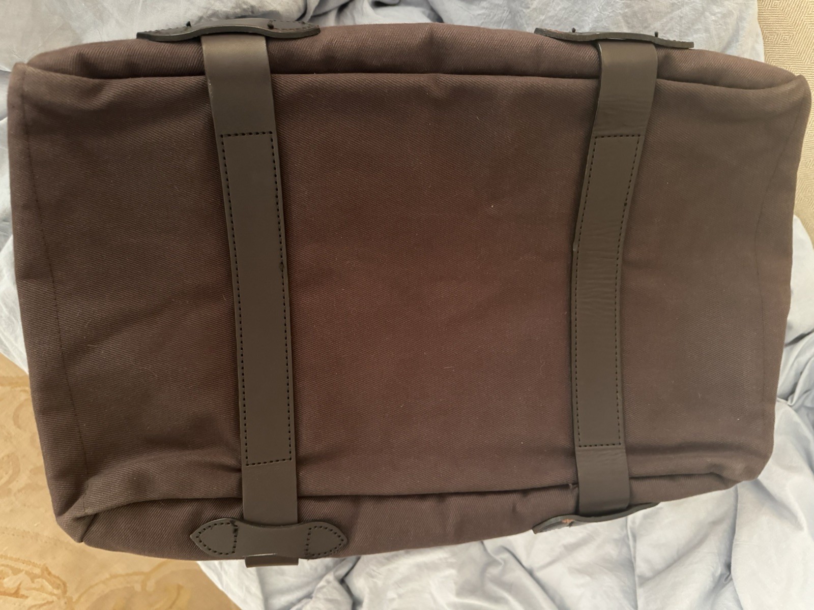 Filson Twill Duffle Bag | Dark Brown Style 248 (20x14x13)