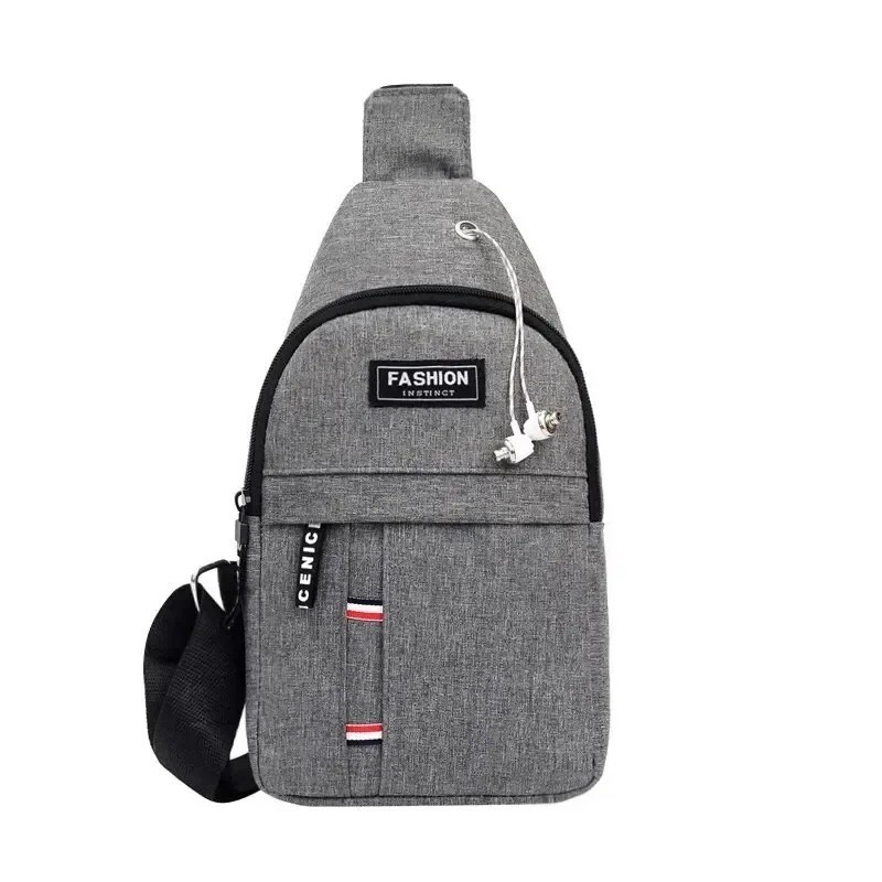 Men’s Waterproof Sling Bag Crossbody Chest Pack Large Capacity Adjustable Should