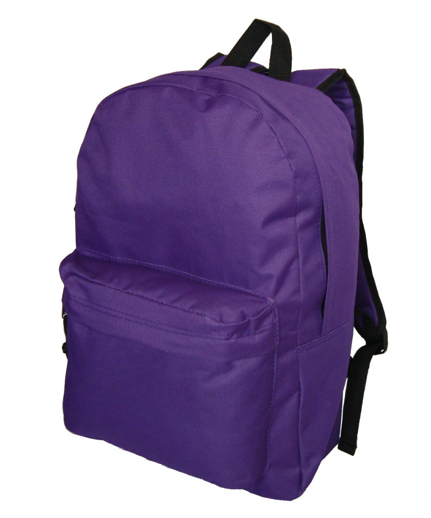 Classic 18″ Simple School Student Backpack, Daypack