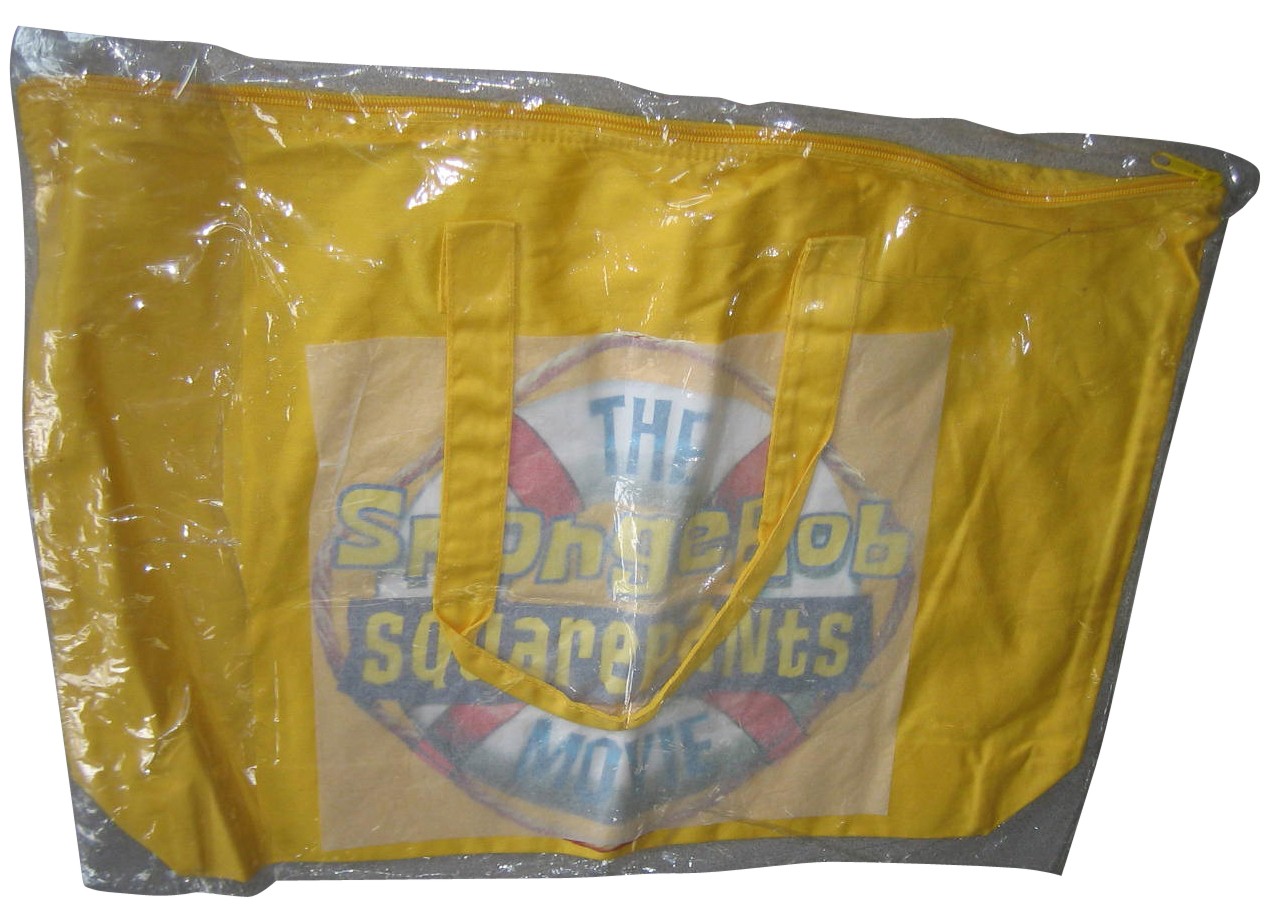 Spongebob Squarepants Movie (2004) Promo Yellow Tote Bag