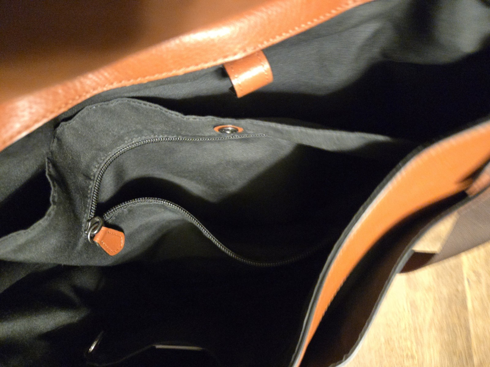 COACH Saddle Leather Messenger Bag