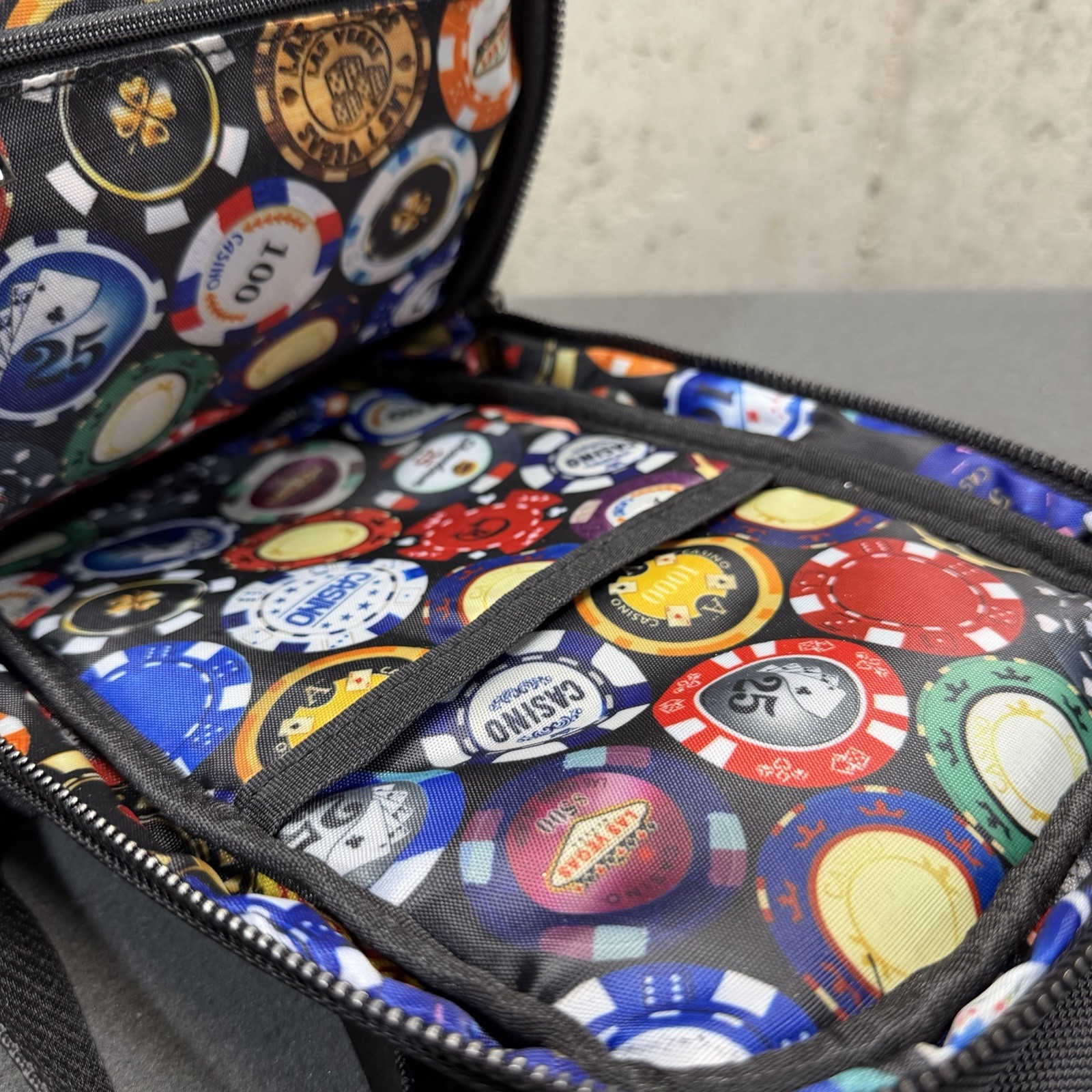 Robert Graham Mixed Media Sling Bag / Crossbody – Black Pebble Small Bag