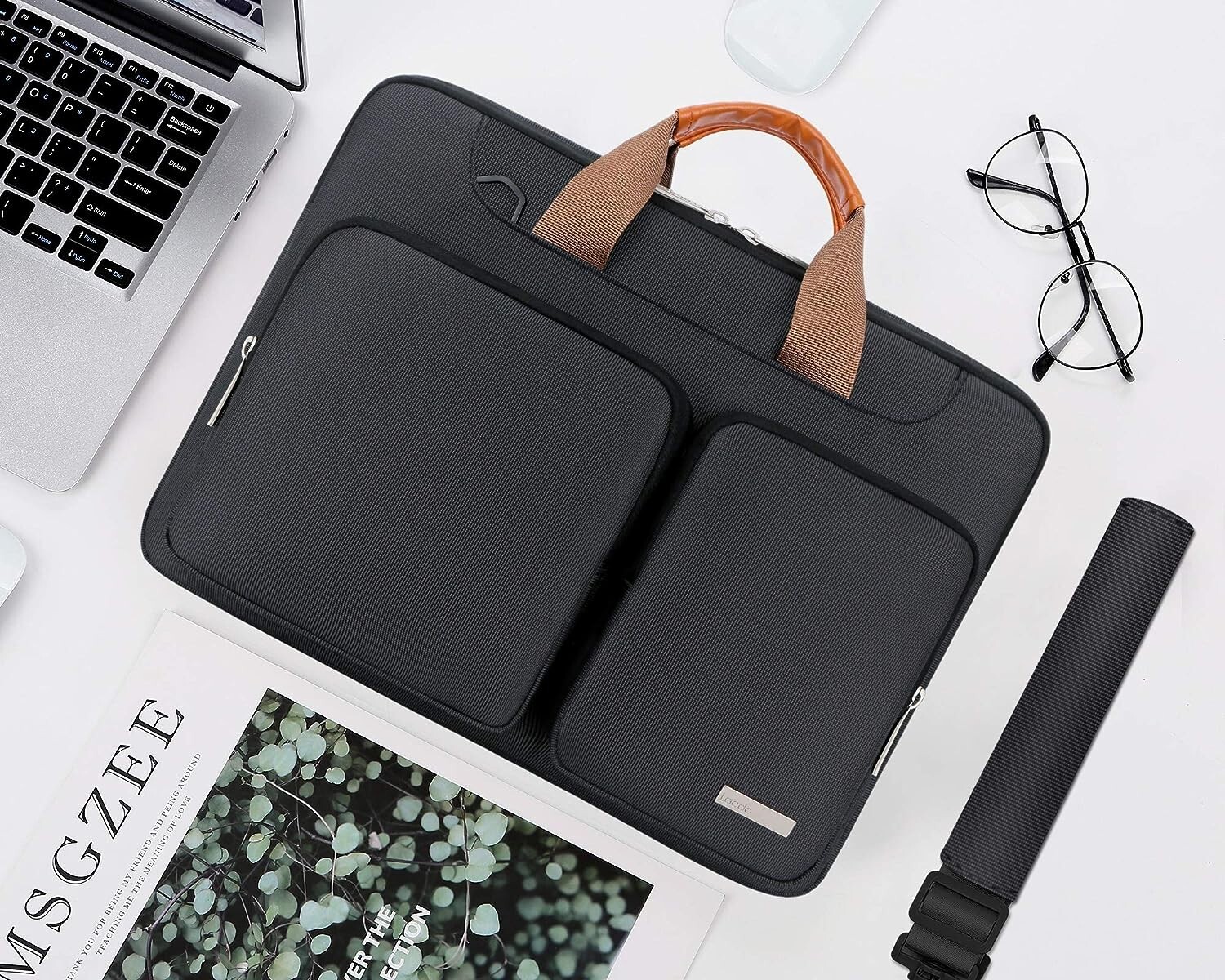 Protective Laptop Shoulder Bag Sleeve Case for 15 inch New MacBook Air M2 2023 A
