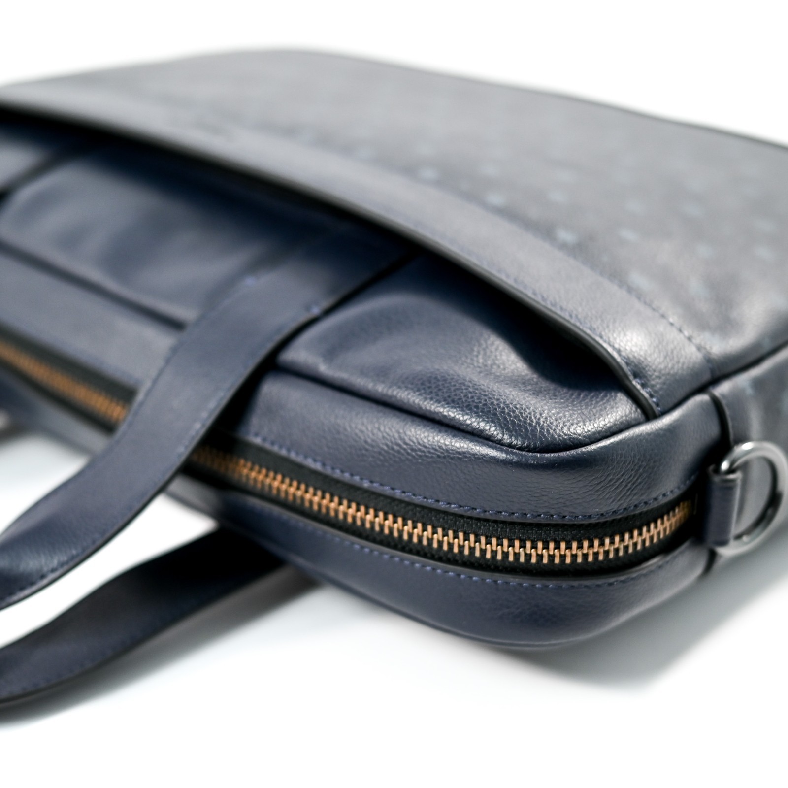 COACH Hamilton Leather Briefcase Bag Midnight Navy Blue Star Dot F59319 – NWT
