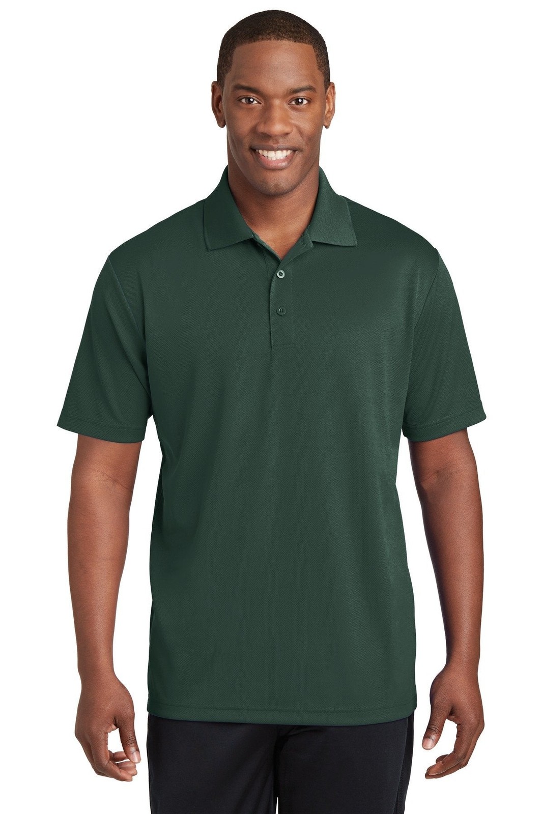 SPORT-TEK Unisex PosiCharge RacerMesh Polo Dark Forest Green 3 pack U1