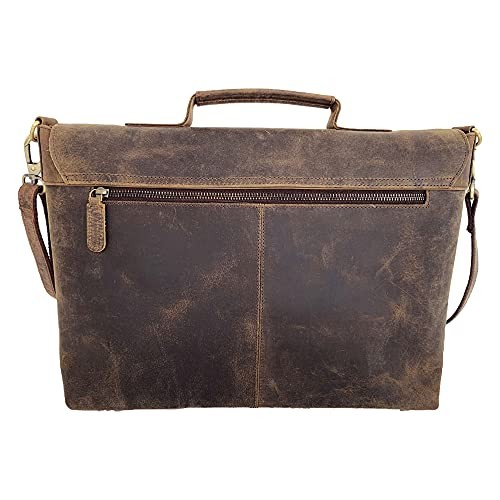 18 Inch Leather briefcase Laptops for Men and Women Best Office Messenger Bag