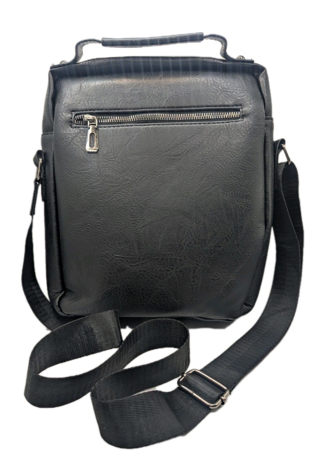 WEIXIER Men’s Crossbody Bag Shoulder Bag PU Leather Messenger Bag Handbag