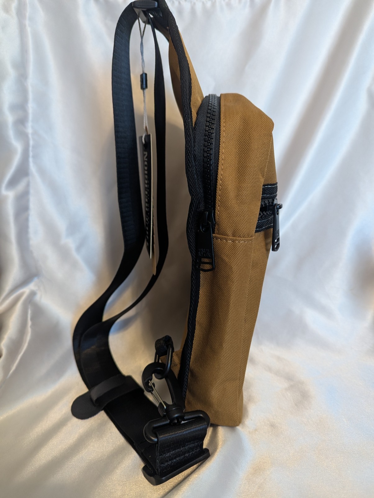 True Religion Crossbody Bag Yeta Tan Brown Belt bag Backpack NWT