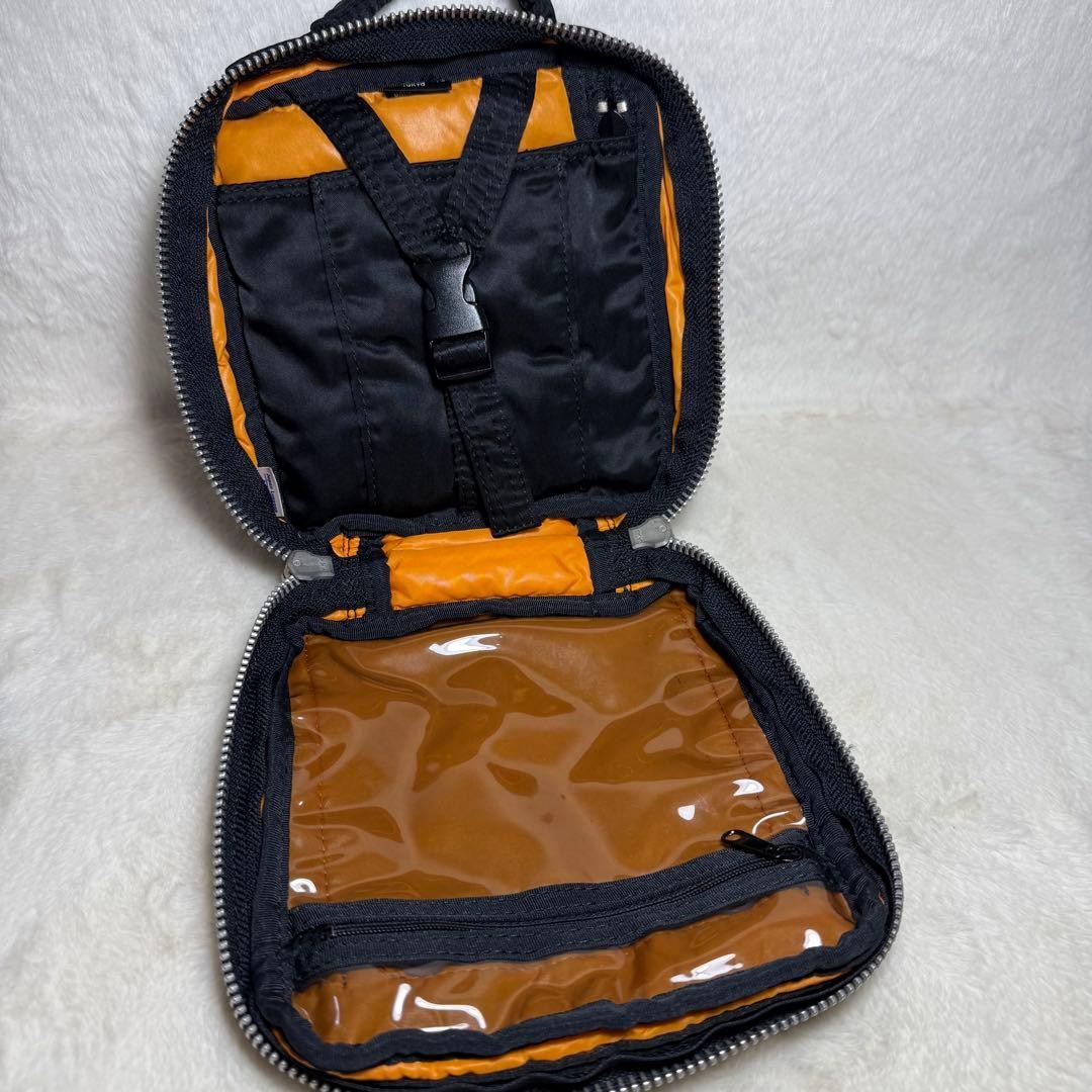 Authentic Porter Yoshida Shoulder Bag 2-Way Nylon Black 20cm x 19cm x 4cm