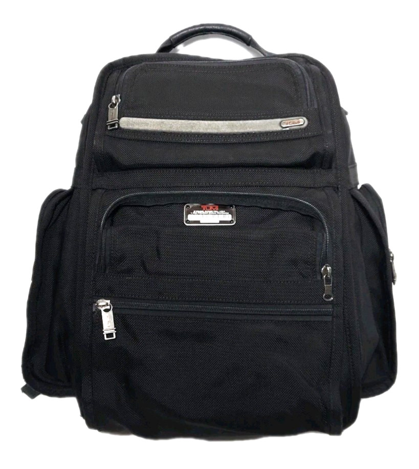 Tumi Alpha Backpack Ballistic Nylon T-Pass Laptop Padded City Pack Bag 26578D4