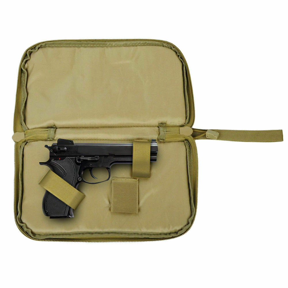 Tactical Handgun Pistol Pouch Carry Case Pouch Holster 16cm*27cm*2.5cm