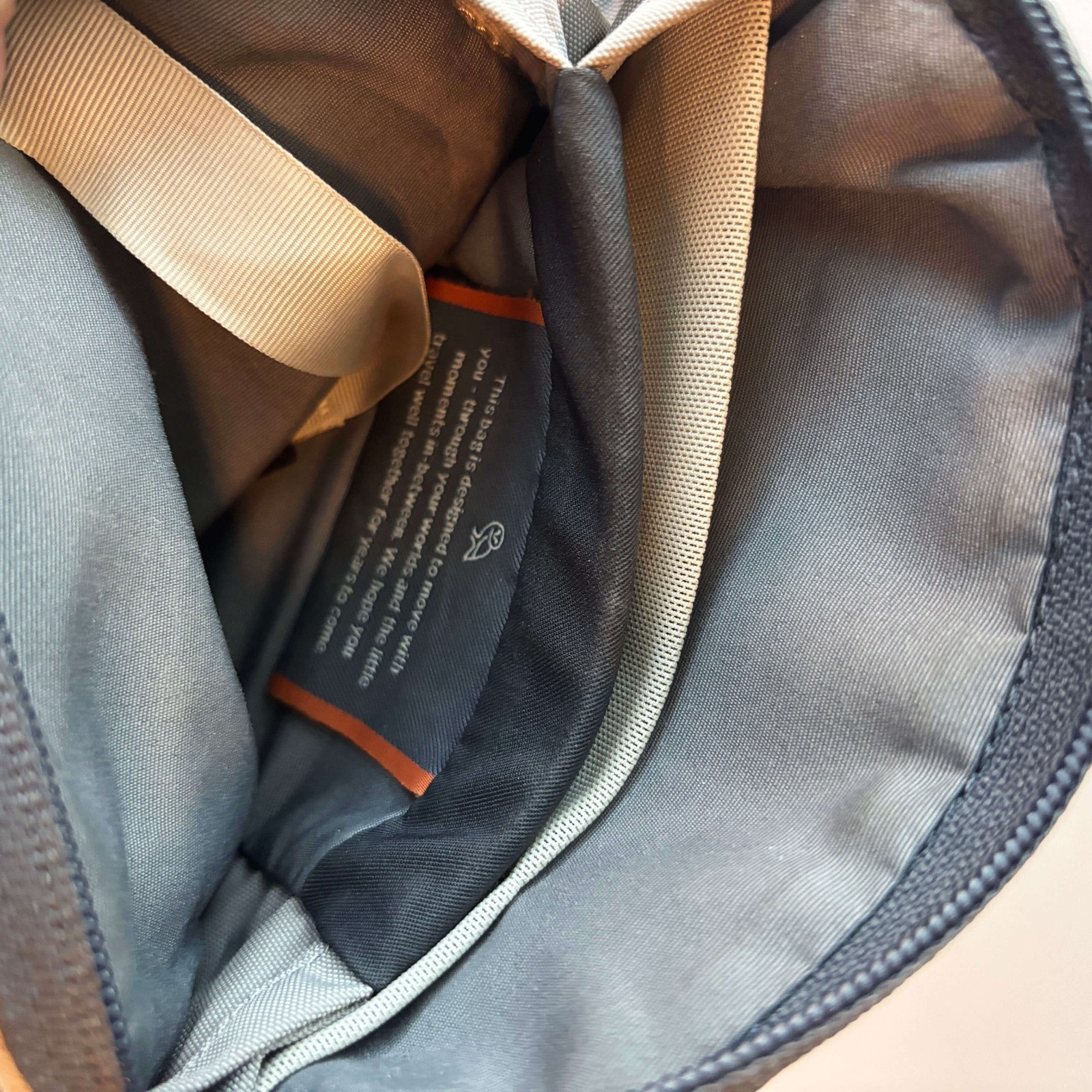 Bellroy City Pouch Slim Sling Everyday Travel Bag Khaki Tan Canvas Small EDC