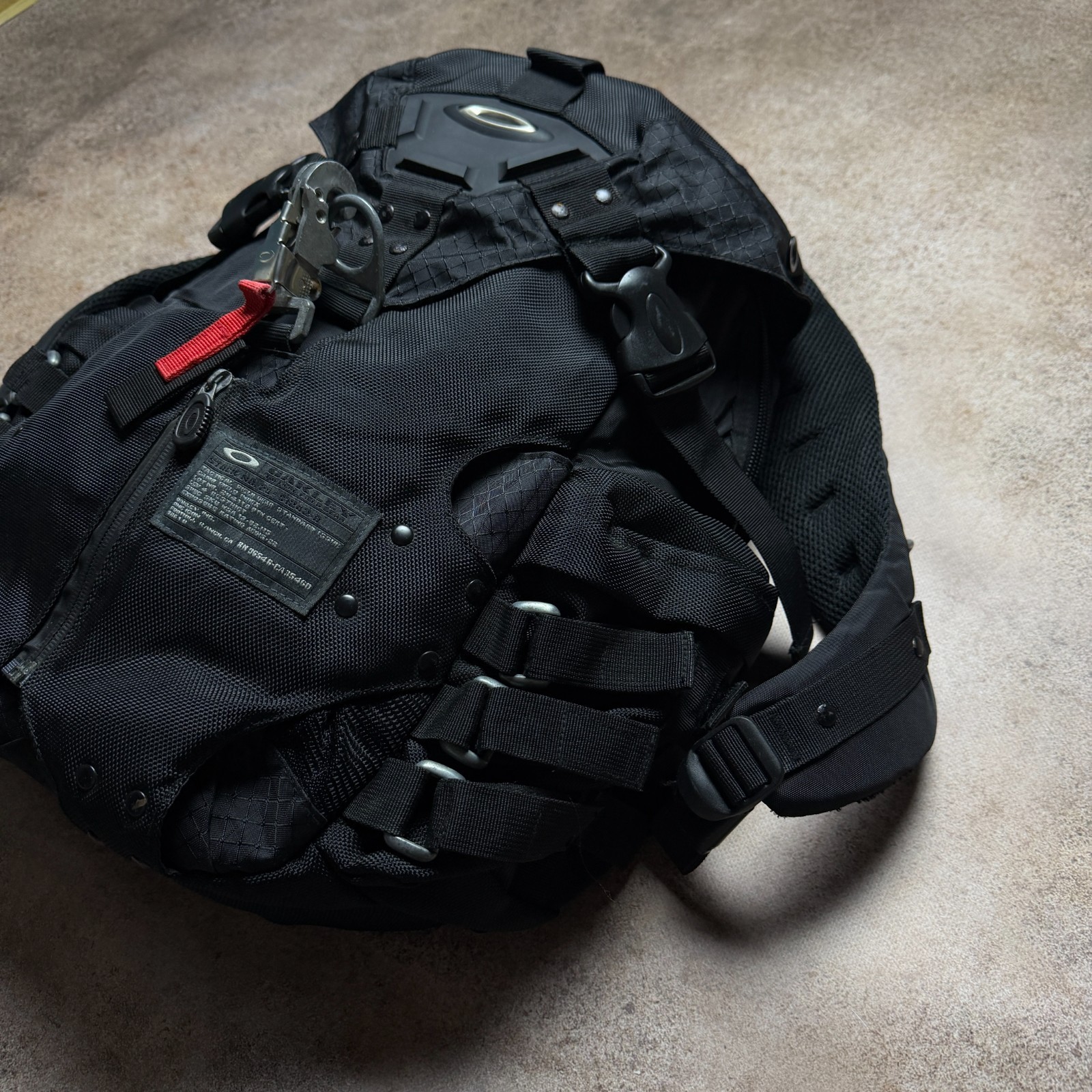 ☠ OAKLEY Software Vintage 90’s Factory Pilot Utility Icon Tactical Backpack