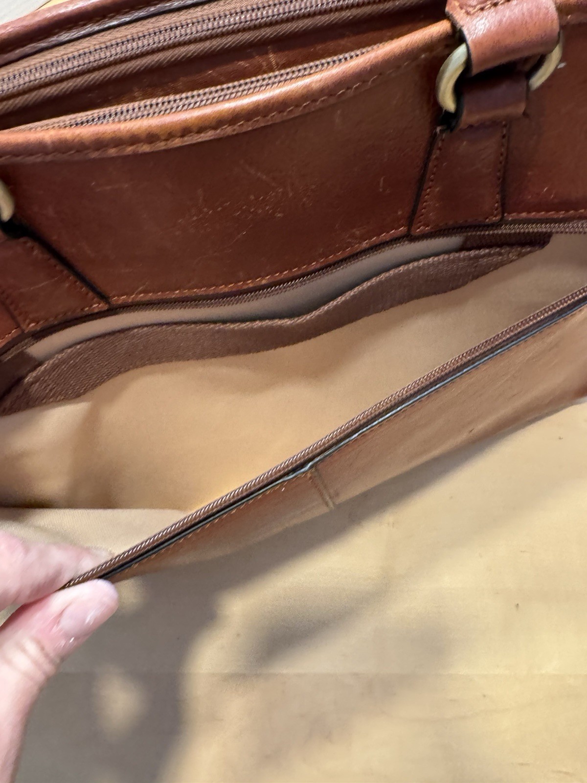 Banuce Full Grains Italian Leather Laptop Business Travel MessengerBag