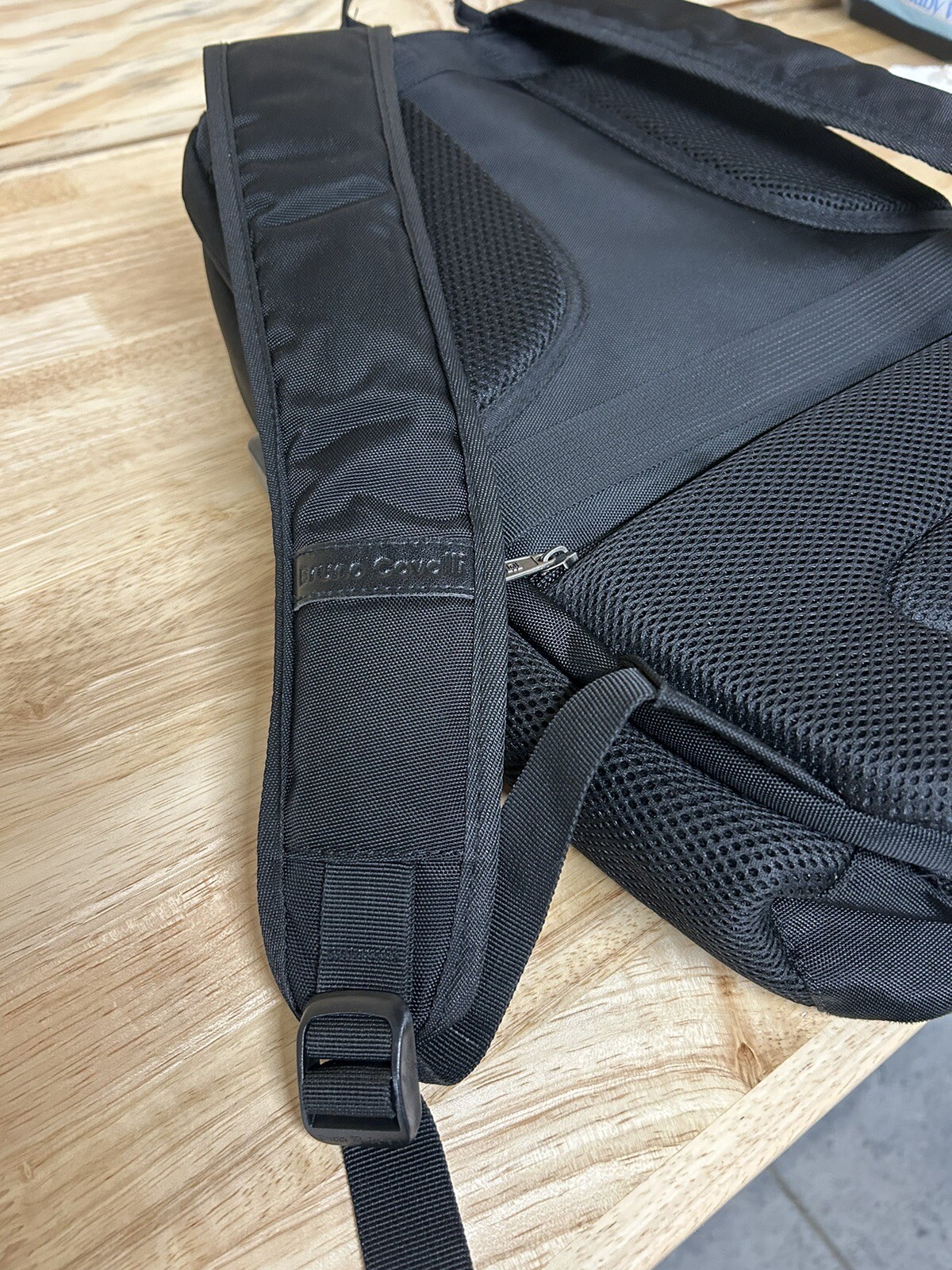 Bruno Cavalli Laptop Bag USB Charging Backpack, 15.6 Inch Laptop, Black
