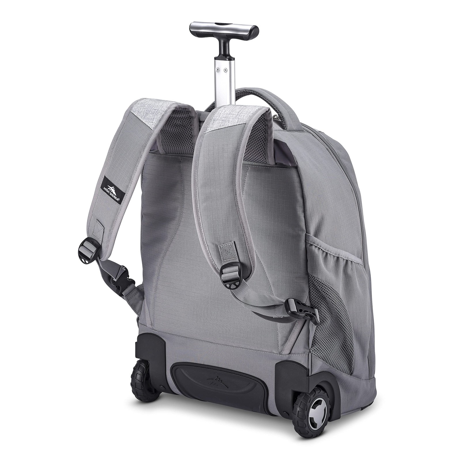 Freewheel Wheeled Laptop Backpack, Silver Heather, 20.5 x 13.5 x 8-Inch