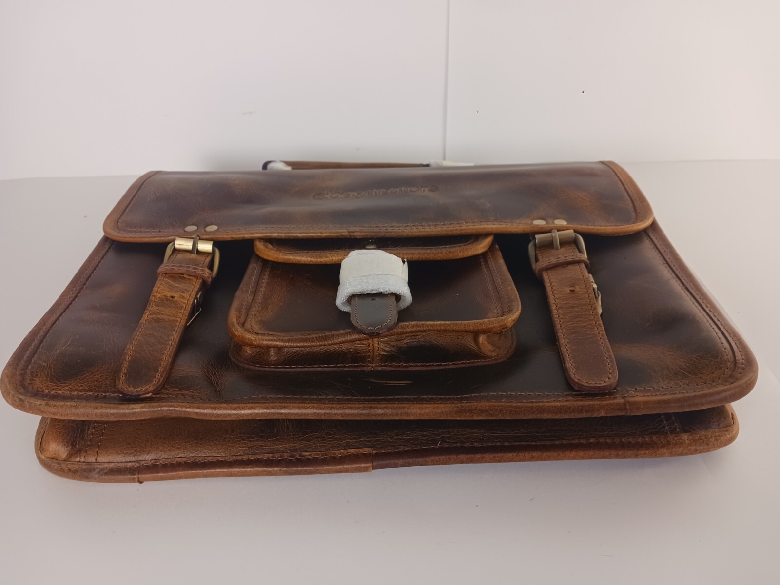 Kodiak Leather Satchel, Carrying Case, Buffalo Leather 15.5″ x 12.5 Ebay Motors