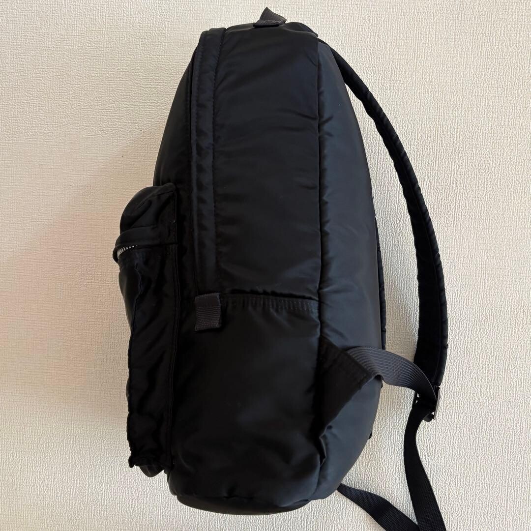 Porter Tanker Backpack Black Nylon Orange Lining Japan Mens Bag 43cm 232