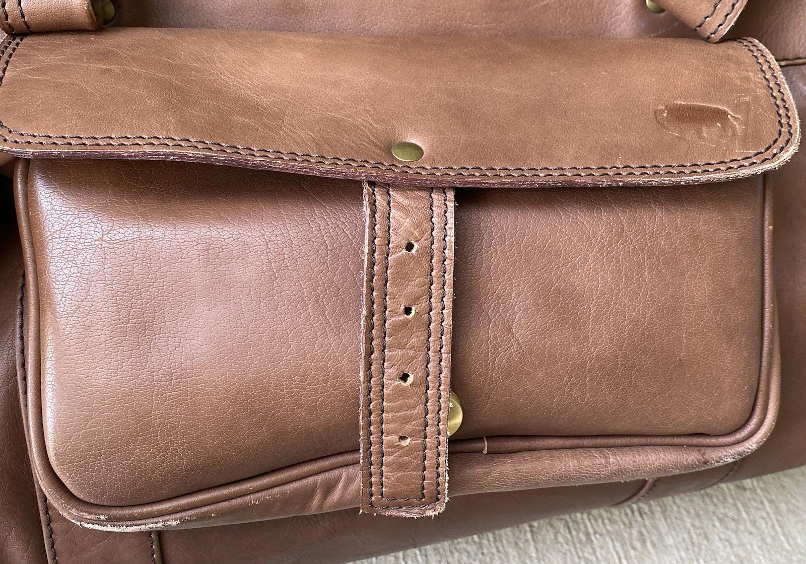 Buffalo Jackson Trading Company – Leather Duffle Bag – Used