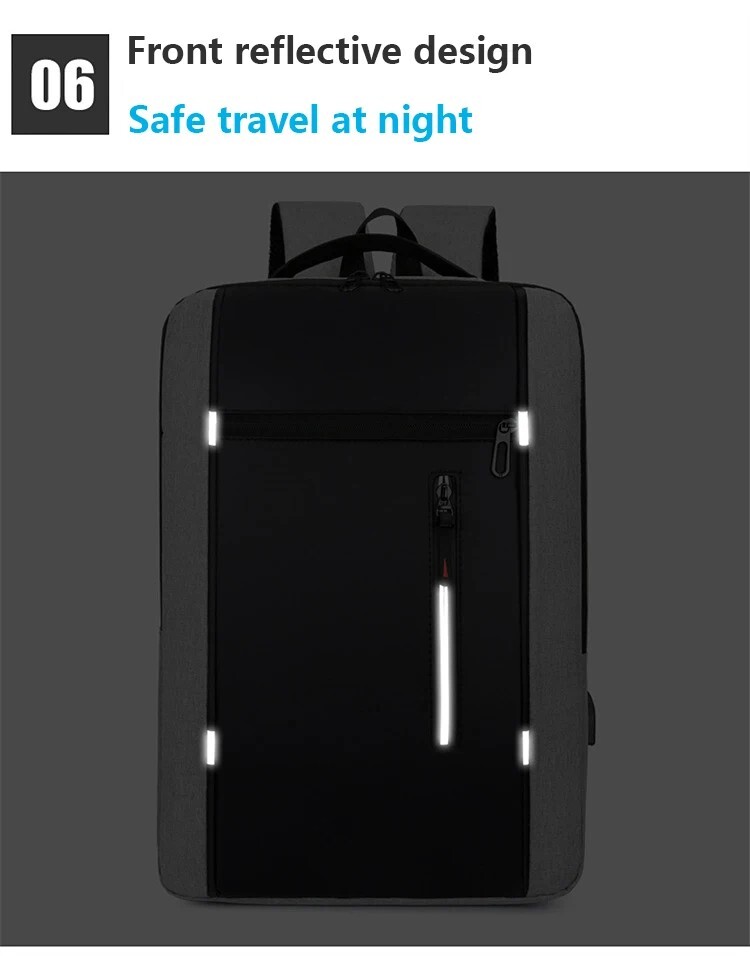 Business Backpack Waterproof, Men USB 15.6 Inch Laptop, school Backpack .