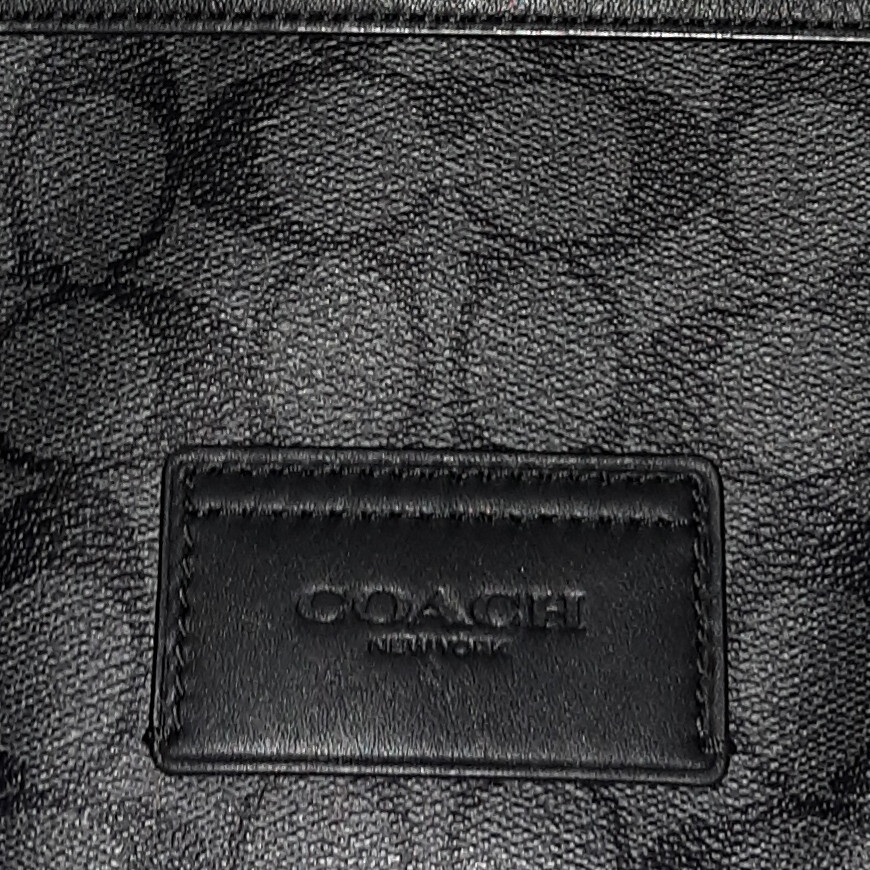 Coach Track Crossbody Messenger Signature Color Block Bag Calf Leather Ext Pkts
