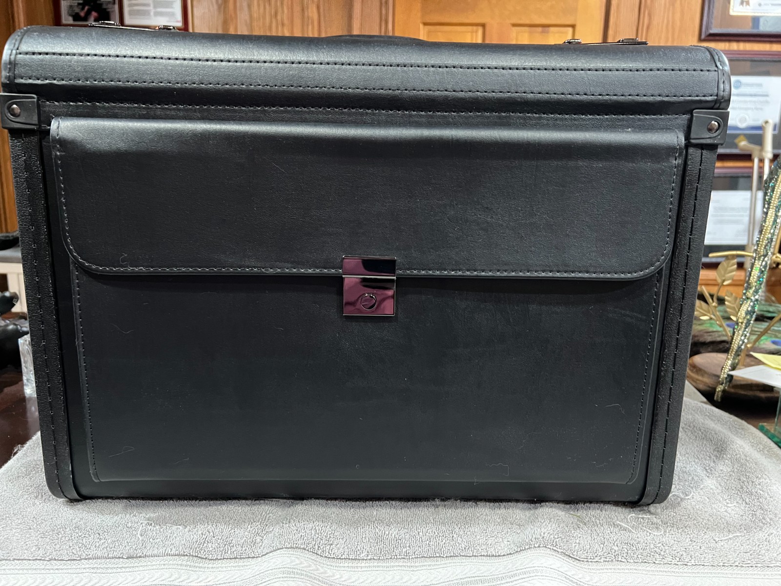 17″ Rolling Laptop Briefcase on Wheels Legal Size Attache Case