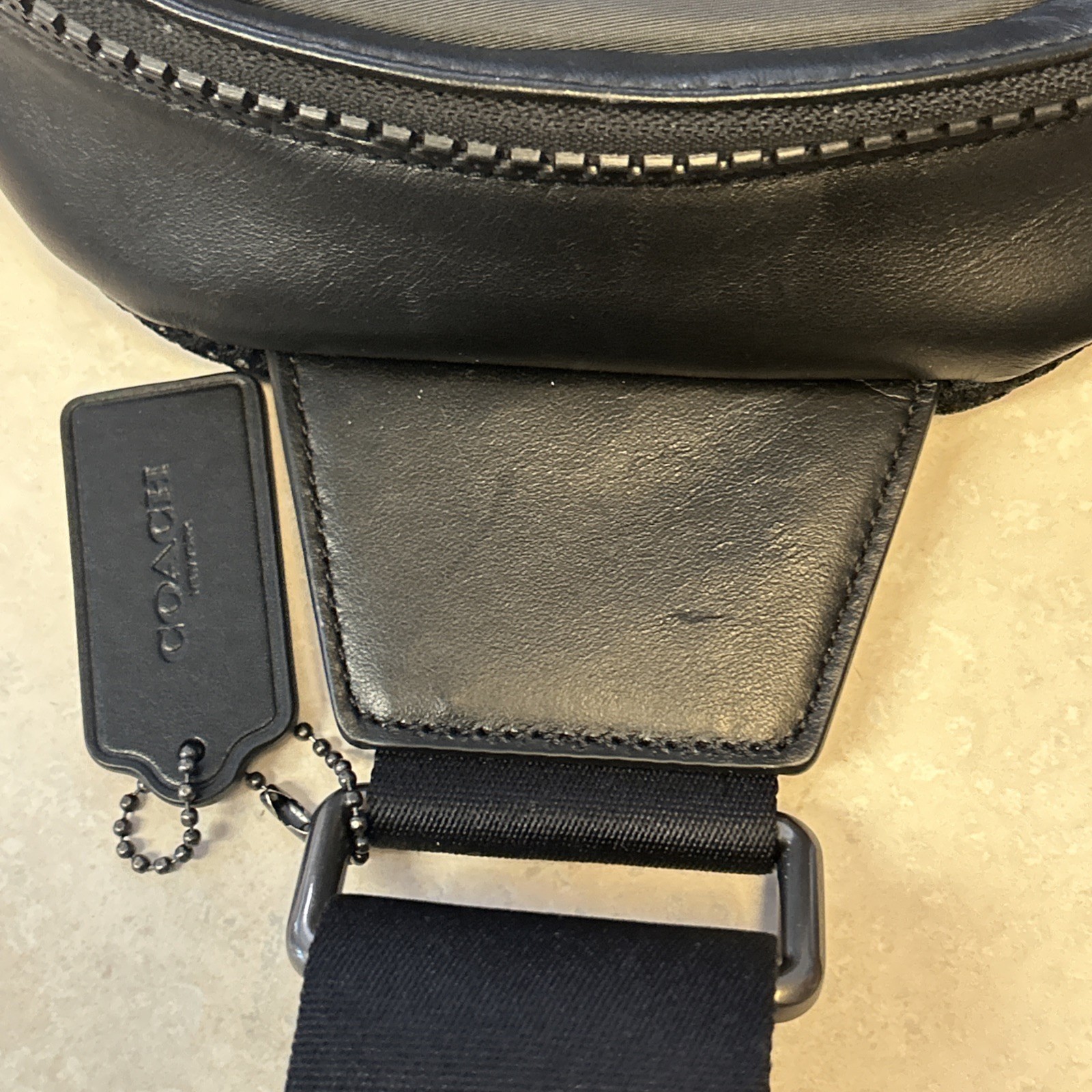 Coach Terrain Pack F56877 Mixed Material /Leather Convertible Backpack Crossbody