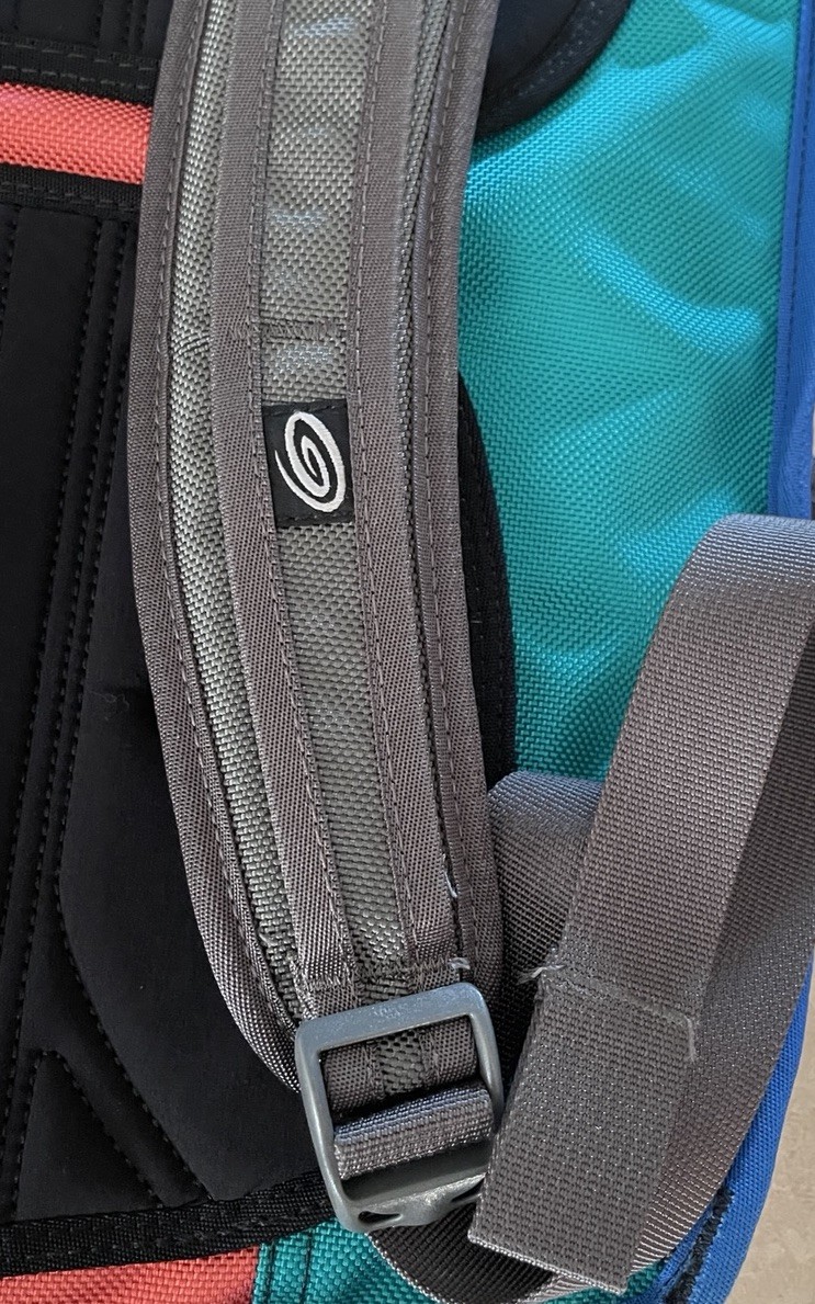 Timbuk2 Swig Backpack Colorblock Gray Teal Red Made In San Fransisco