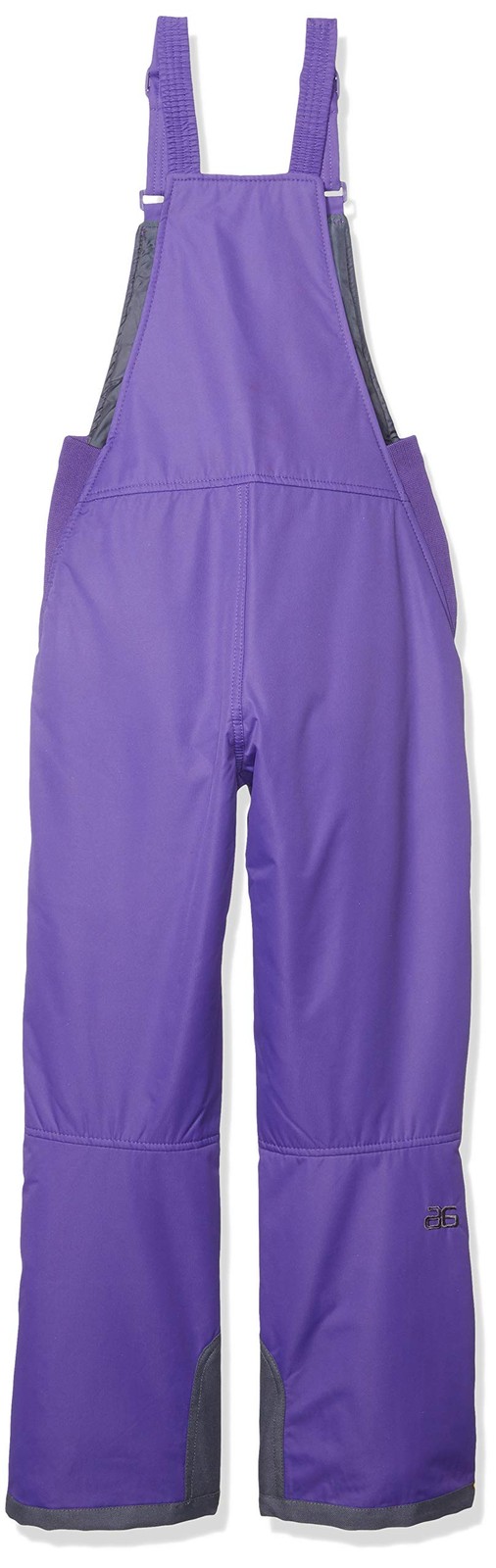 Arctix Kids Insulated Snow Bib Overalls ( Purple , Large ) Purple Large U2