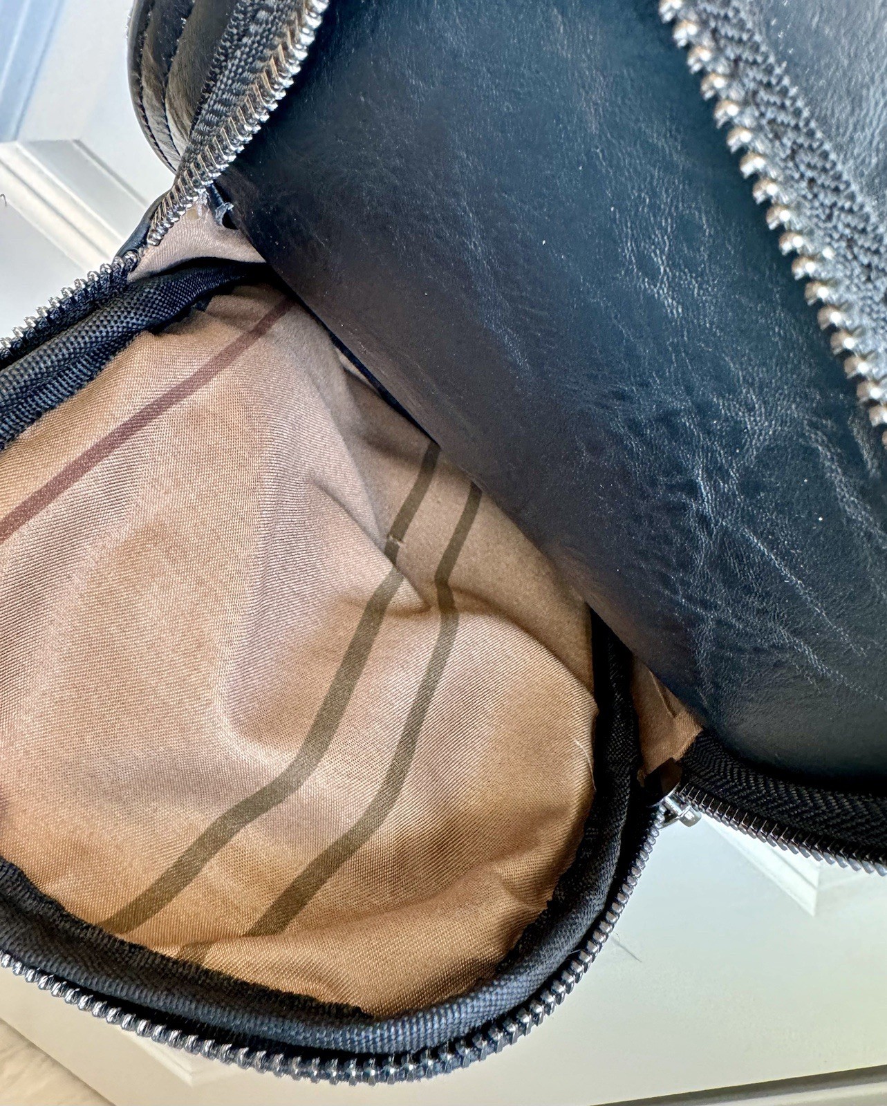 Sling Crossbody Chest Shoulder Bag Men Women Adjustable Vegan Leather