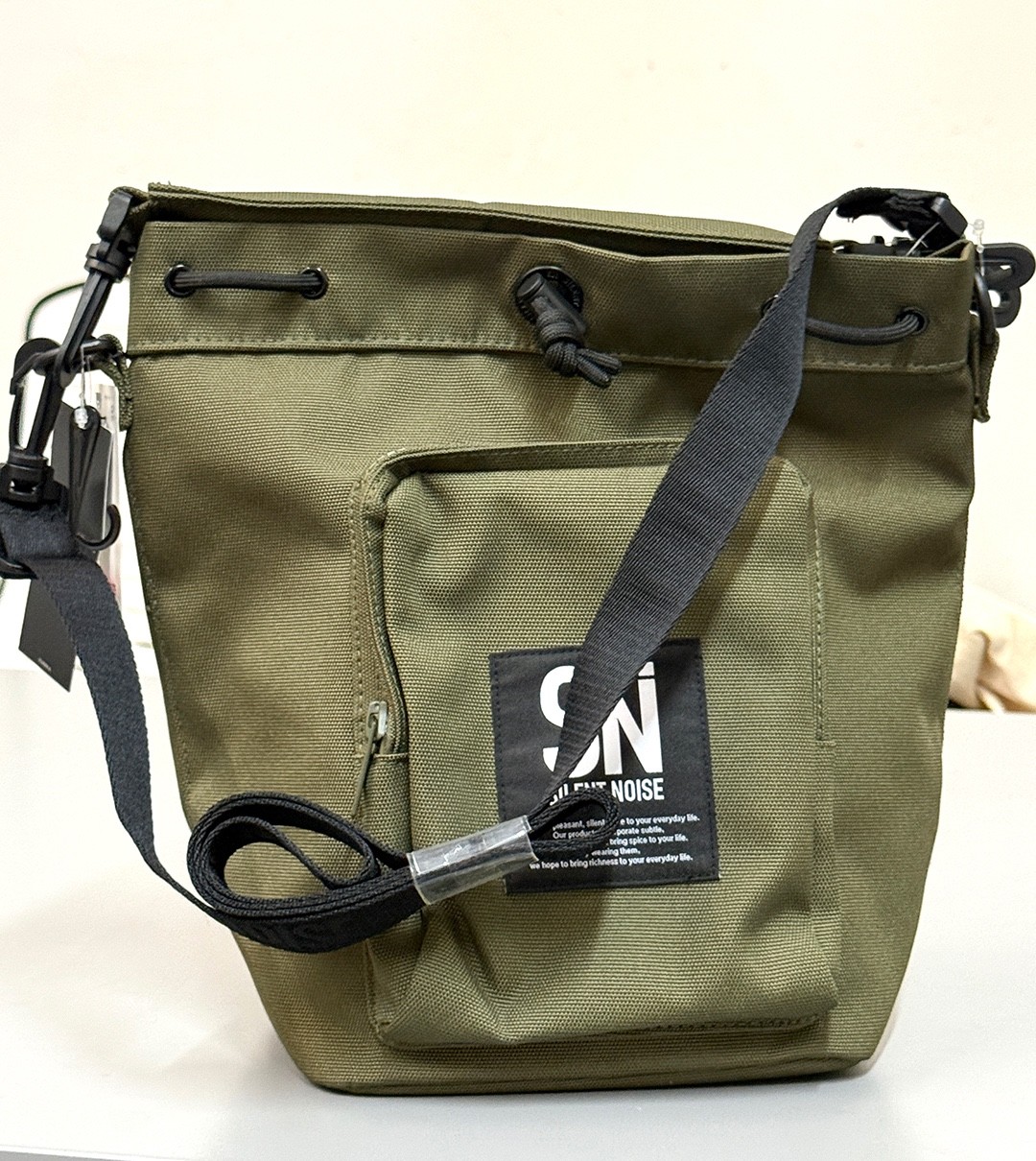 GU UNDERCOVER, Silent Noise, Nylon Shoulder Bag Green