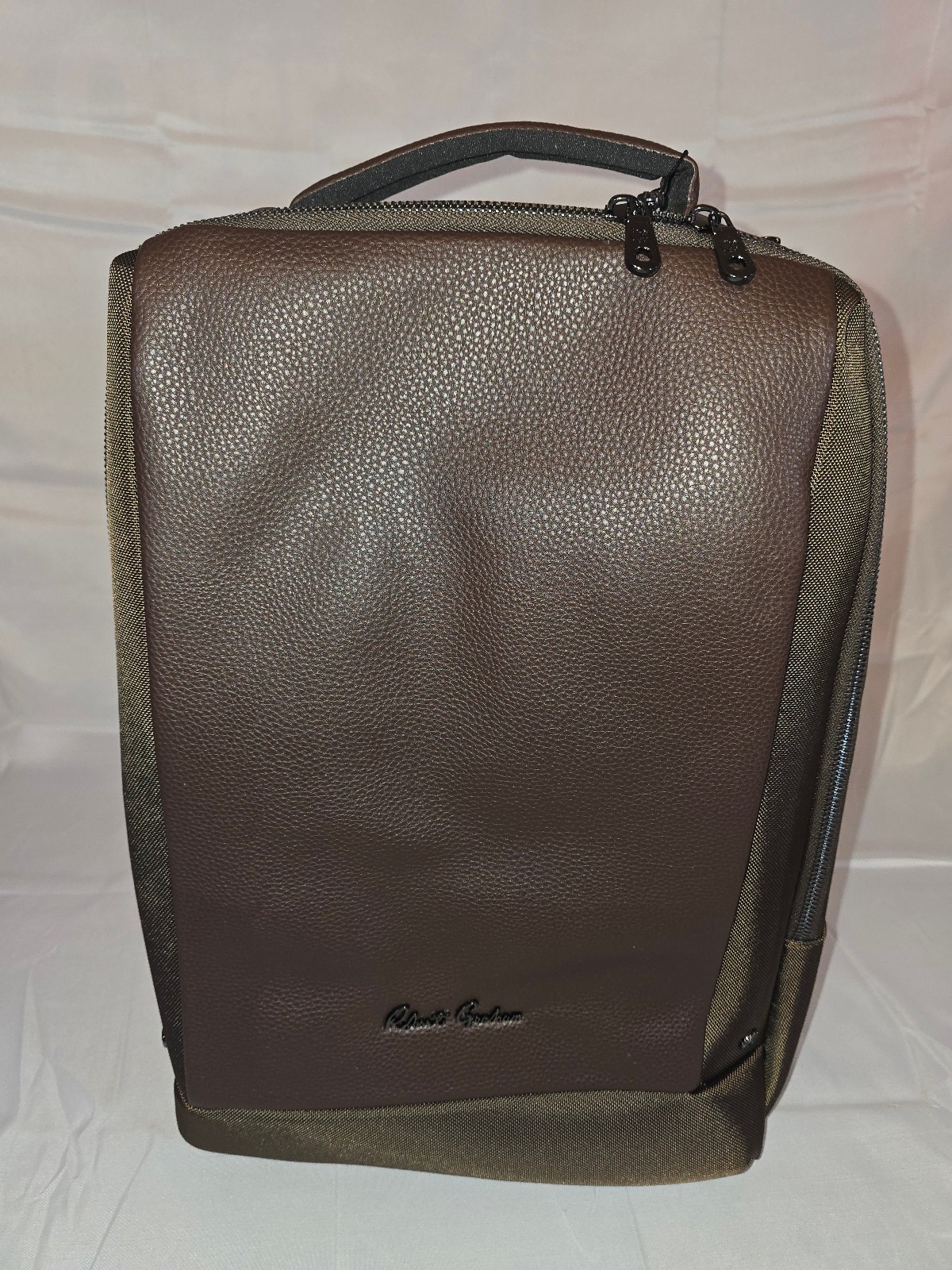 Robert Graham Thurston Mix Media Backpack,Padded Laptop Pocked, MSRP $228,NEW,