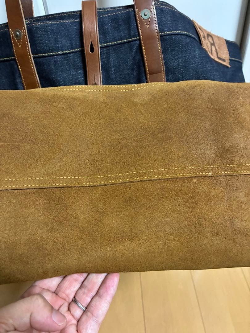 RRL Indigo Denim Tote Bag