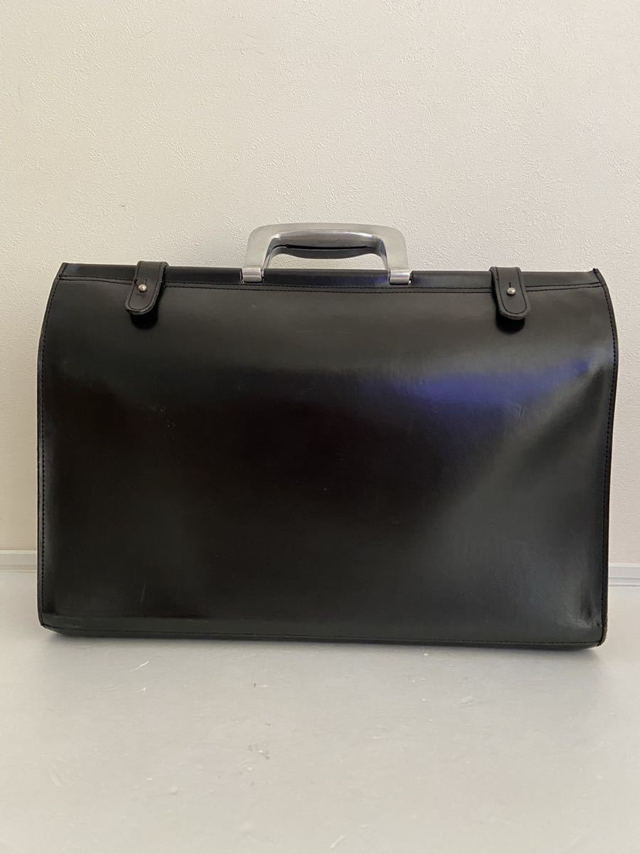 Used BillAmberg Rocket Bag Briefcase Black Silver Bill Amberg Dulles Bag