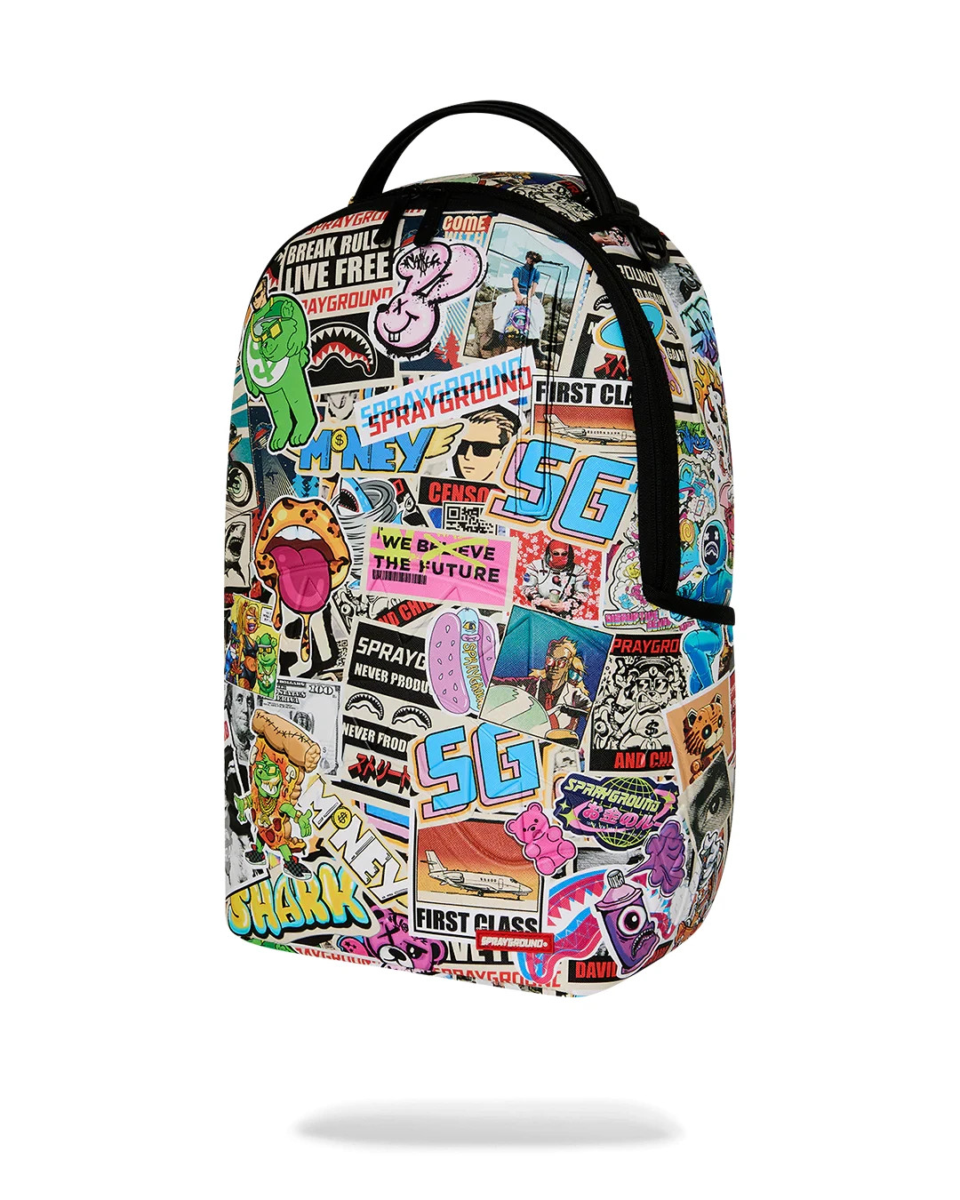 Sprayground Life’s a Movie Backpack🔥New Black Travel Bookbag Large School Bag